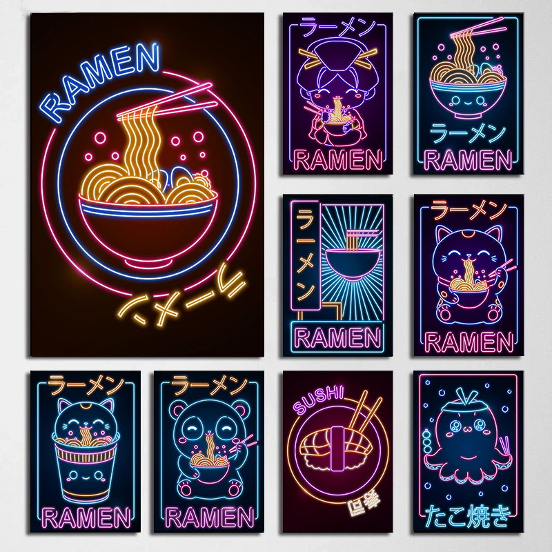 Japanese Wave Ramen Sushi Cat  - Japanese Culture Lifestyle review and price
