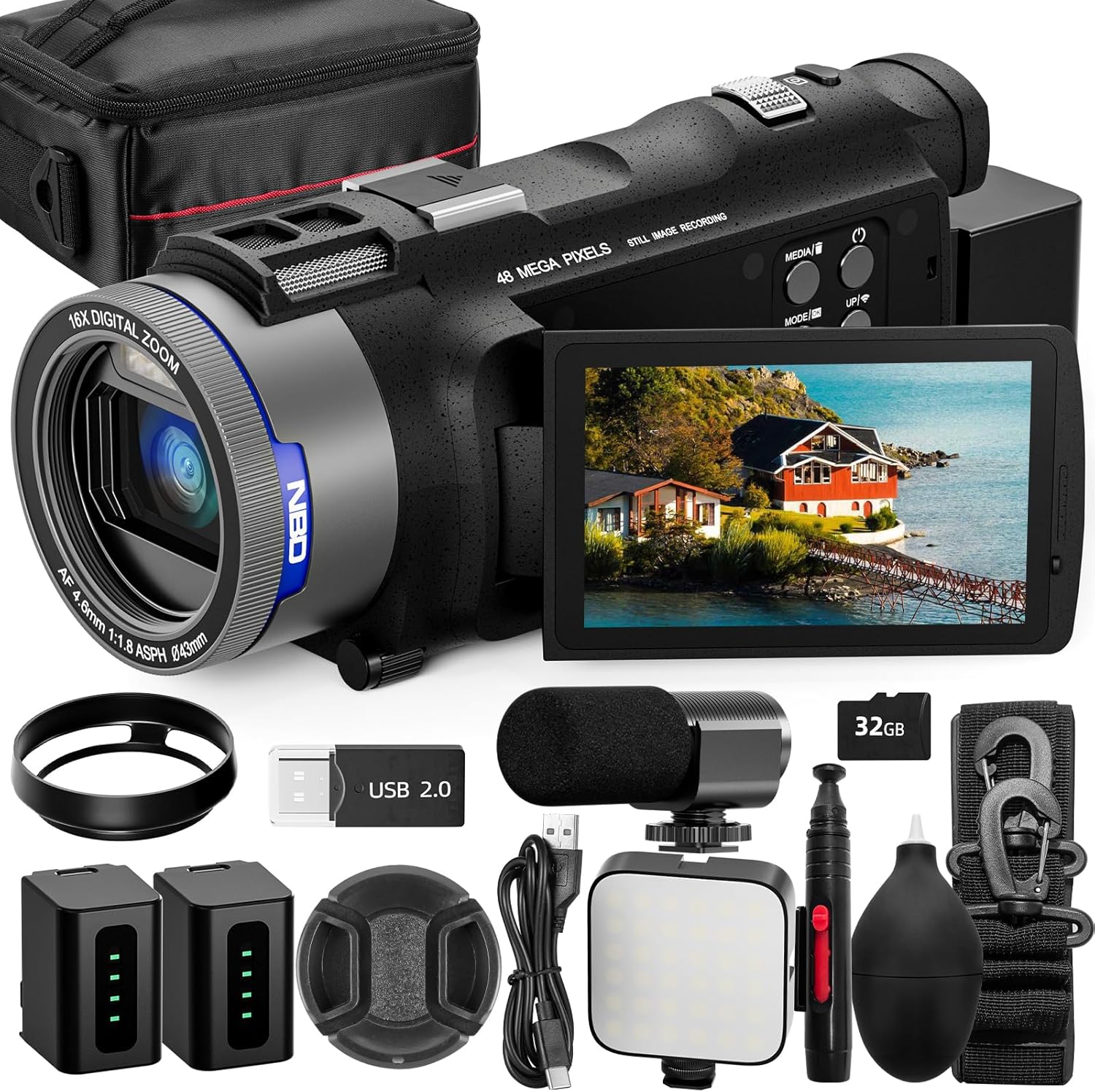 NBD 4K Camcorder Video Camera  - Japanese Lifestyle Vlog review and price