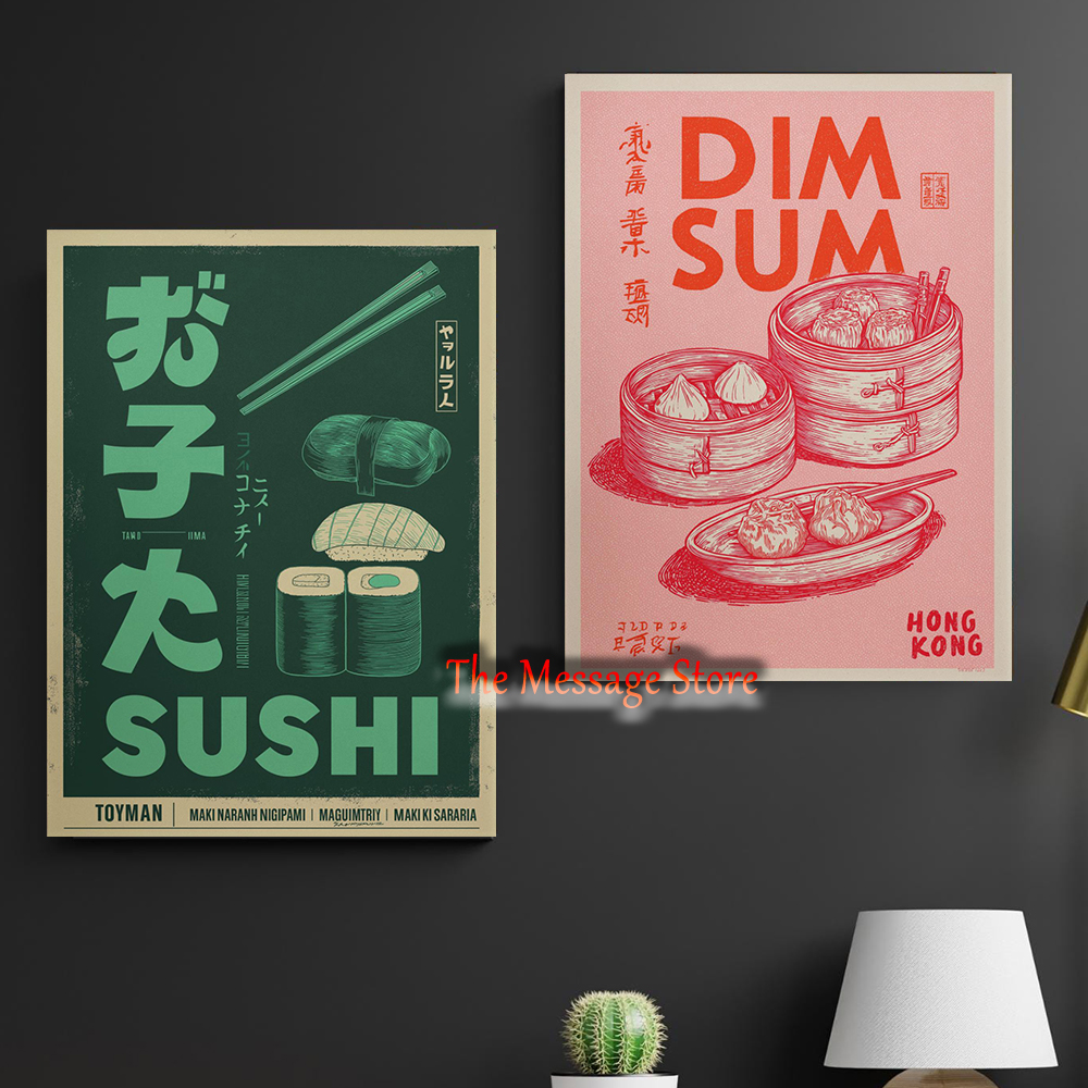 Dim Sum Hong Kong Sushi Retro  - Japanese Culture Lifestyle review and price