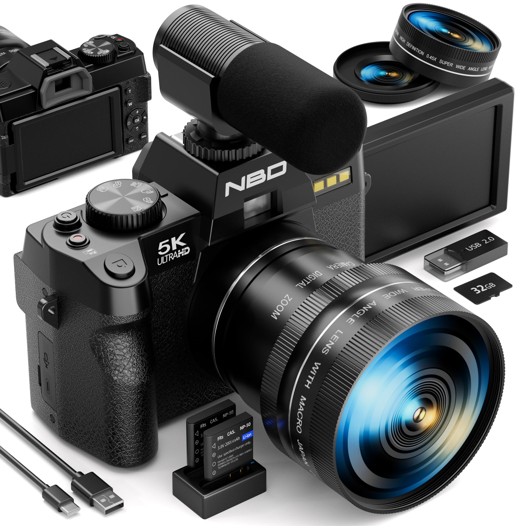 NBD 5K 48MP Digital Cameras fo - Japanese Lifestyle Vlog review and price