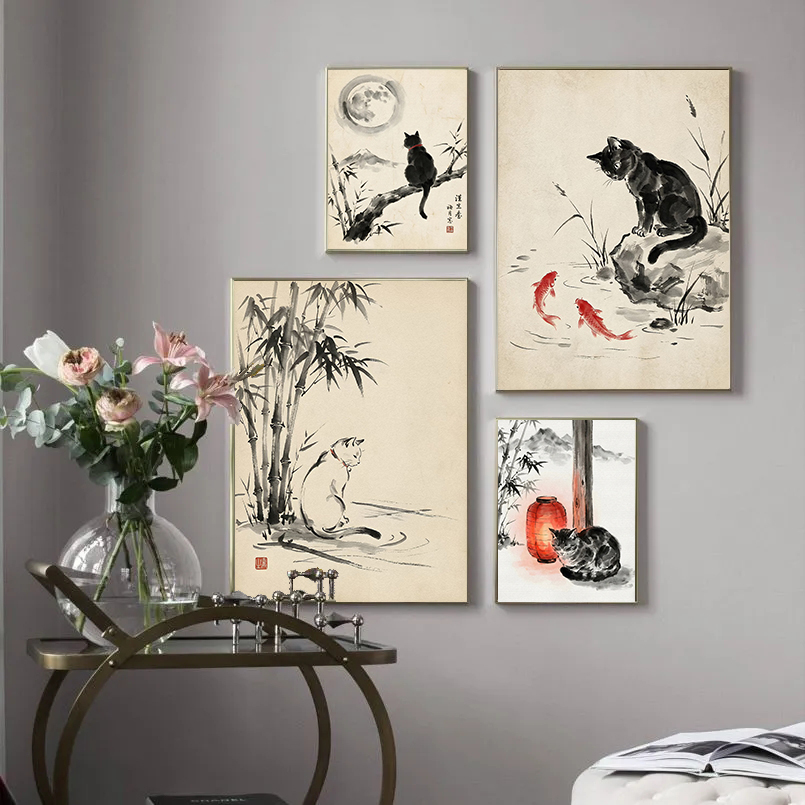 Japanese Cat Sleeping by Lante - Japanese Minimalism Lifestyle review and price