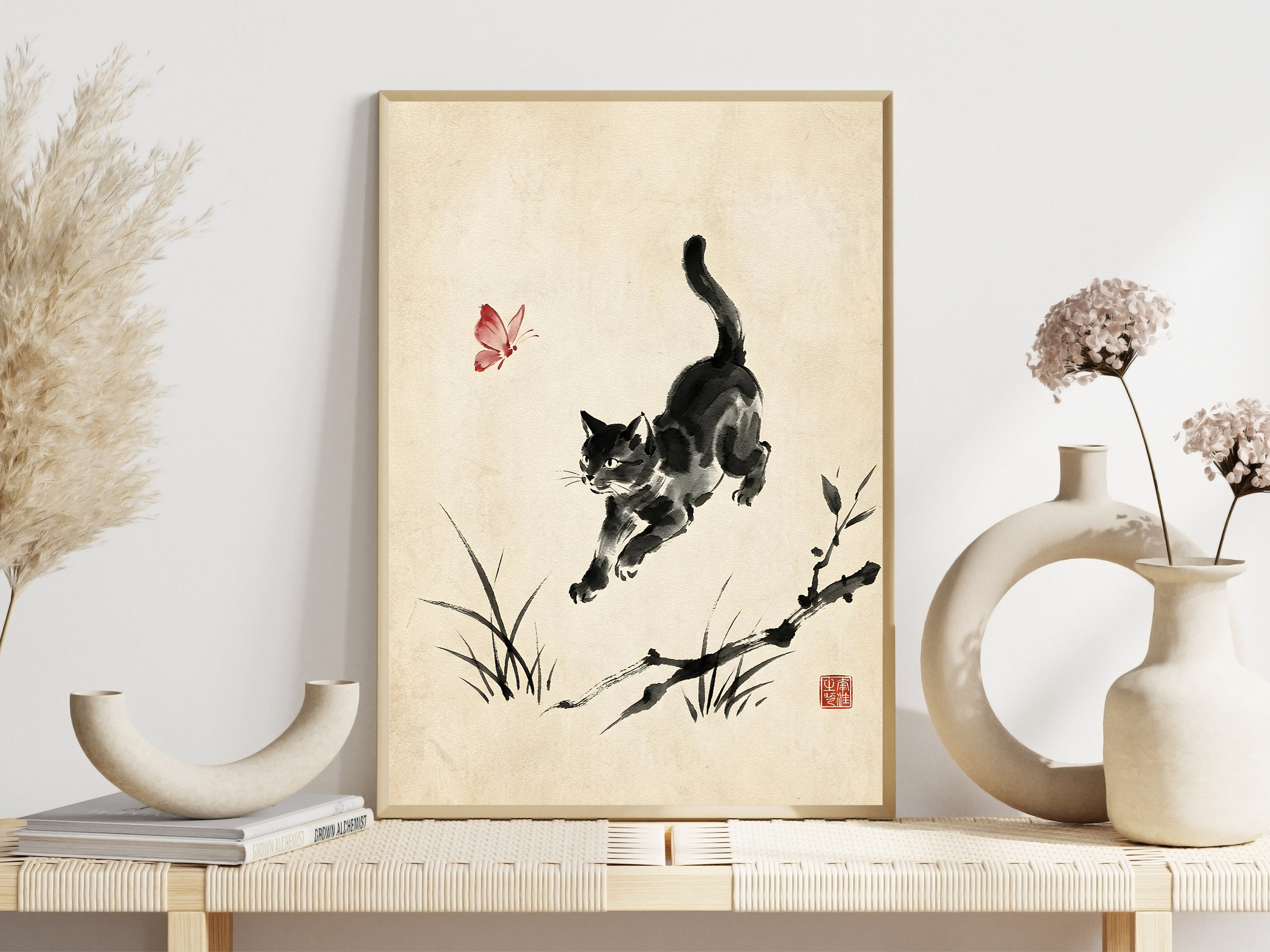 Japanese Cat Sleeping by Lante - Japanese Minimalism Lifestyle review and price